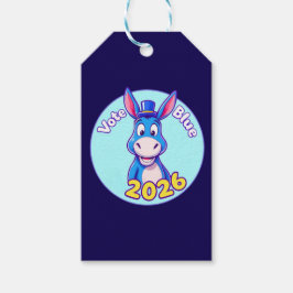 2026年に青く投票する ギフトタグ