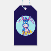2026年に青く投票する ギフトタグ (裏面)