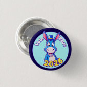 2026年に青く投票する 缶バッジ (正面&裏面)