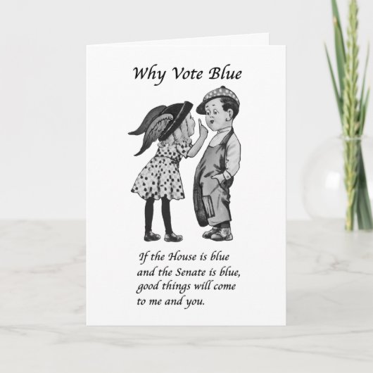 2026年に青で投票する理由 カード (正面)