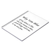 2026年に青で投票する理由 ノートブック (左側)