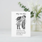 2026年に青で投票する理由 ポストカード (スタンド正面)