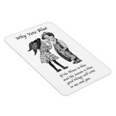 2026年に青で投票する理由 マグネット (右側)