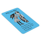 2026年に青で投票する理由 マグネット (右側)