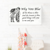 2026年に青で投票する理由 横断幕 (インサイチュ)