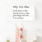 2026年に青で投票する理由 横断幕 (インサイチュ)