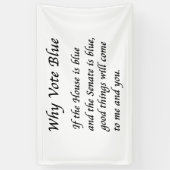 2026年に青で投票する理由 横断幕 (縦)