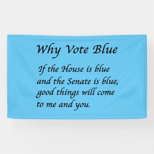 2026年に青で投票する理由 横断幕 (横)