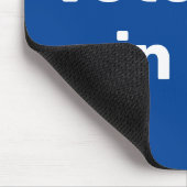 2026年に青で投票 マウスパッド (コーナー)