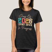2026年のクラスは2026年の卒業生をカウントする Tシャツ (正面)