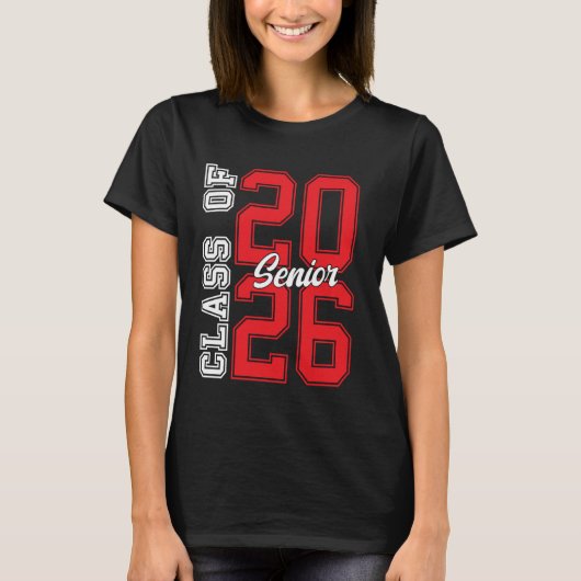 2026年のクラスSenior Night 2026年のクラスGrad Tシャツ (正面)