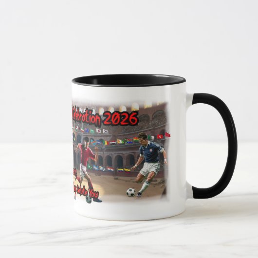 2026年のフットボール祝祭 on a マグカップ (右)