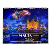 2026年のマルタの美しい風景カレンダー カレンダー (カバー)