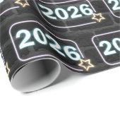 2026年のレンガのネオンサイン ラッピングペーパー (ロールコーナー)