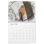 2026年のワイルドでタカ カレンダー (1月 2026)