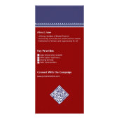 2026年の共和党GOP政治候補運動 ラックカード (裏面)