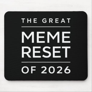 2026年の大規模ミームリセット 楽しいインターネットミーム マウスパッド