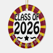 2026年の学校カラーズクラス写真 セラミックオーナメント (左)