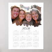 2026年の年額のウォールカレンダーに写真を追加 ポスター (正面)