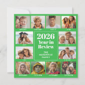 2026年の思い出振り返り12枚フォト シーズンカード (正面)