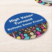 2026年の投票率の高い投票率は投票者詐欺を撃退 ラウンドペーパーコースター (アングル)