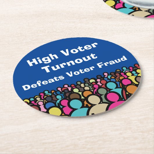 2026年の投票率の高い投票率は投票者詐欺を撃退 ラウンドペーパーコースター (アングル)