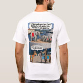 2026年の政治的暴力 考えさせられるデザイン! Tシャツ (裏面)