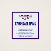 2026年の政治運動候補連絡選 (正面)