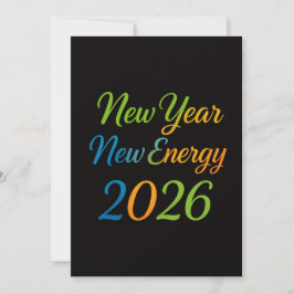 2026年の新しいエネルギーを込めたカラフルなモチベーション シーズンカード