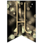 2026年の新年を金の泡で祝おう バンティングフラッグ (第1の旗)