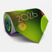 2026年の新数々の年と気泡 ネクタイ (ロール)