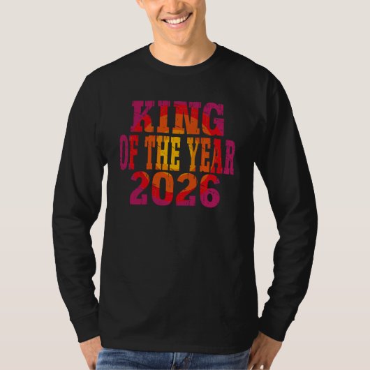 2026年の王様 Tシャツ (正面)