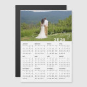 2026年の私たちのストーリーカスタム写真磁気カレンダー (正面/裏面)