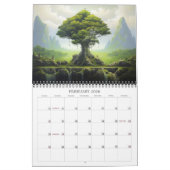 2026年の美しい景観カレンダー カレンダー (2月 2026)