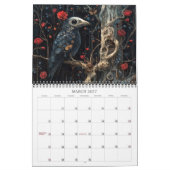 2026年の美しい暗黒の超現実的なアートカレンダー カレンダー (3月 2027)