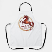 2026年の茶色 エプロン (正面)