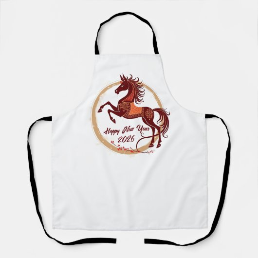 2026年の茶色 エプロン (正面)