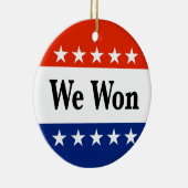 2026年の選挙で当選した セラミックオーナメント (右)