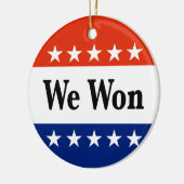 2026年の選挙で当選した セラミックオーナメント (左)