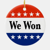 2026年の選挙で当選した セラミックオーナメント (裏面)