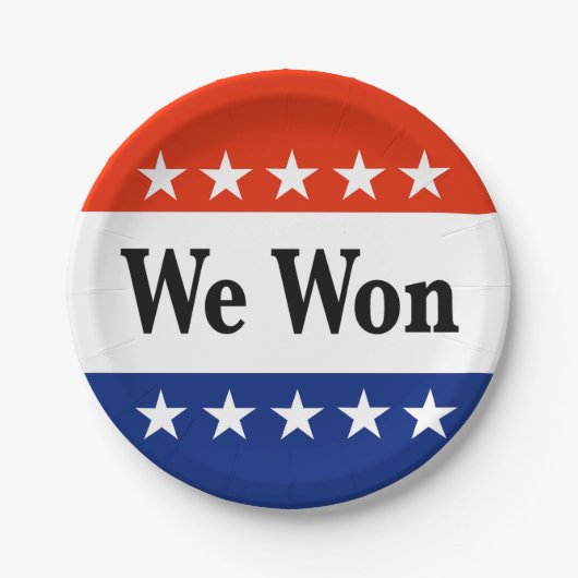 2026年の選挙で当選した ペーパープレート (正面)