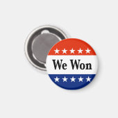 2026年の選挙で当選した マグネット (正面/裏面)