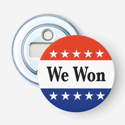 2026年の選挙で当選した 栓抜き (正面)