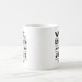 2026年の選挙我々国民は裁判官である コーヒーマグカップ (中央)