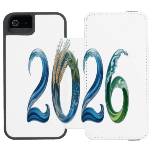 2026年の食糧安全保障 INCIPIO iPhoneウォレットケース (フォリオ Open)