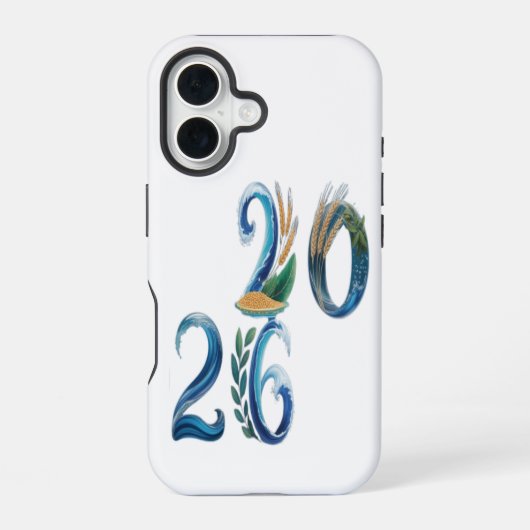 2026年の食糧安全保障 iPhone 16ケース (裏面)