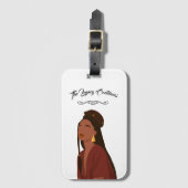 2026年の黒人歴史月間を祝うのに最適 ラゲッジタグ (正面縦)