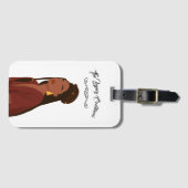 2026年の黒人歴史月間を祝うのに最適 ラゲッジタグ (正面横)