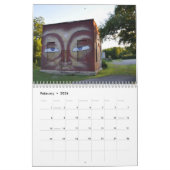 2026年のVermontカレンダーのまわりにからの写真 カレンダー (2月 2026)