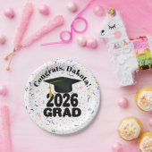 2026年はっきりしたクラス卒業 ペーパープレート (パーティー)